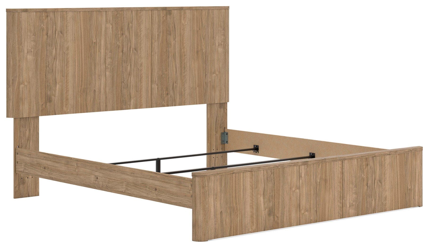 Dovander King Panel Bed — Warm Natural Brown — view 3