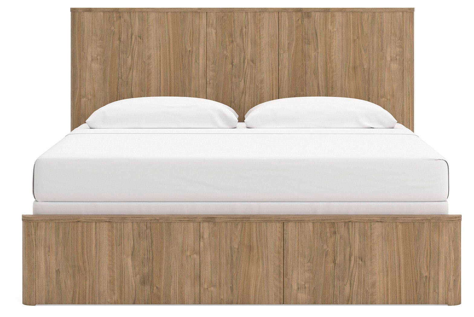Dovander King Panel Bed — Warm Natural Brown — view 5