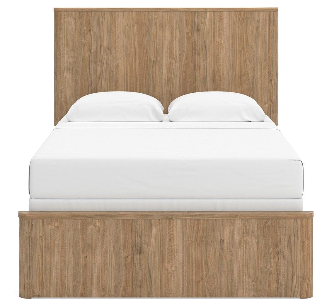 Dovander Full Panel Bed — Warm Natural Brown — view 5