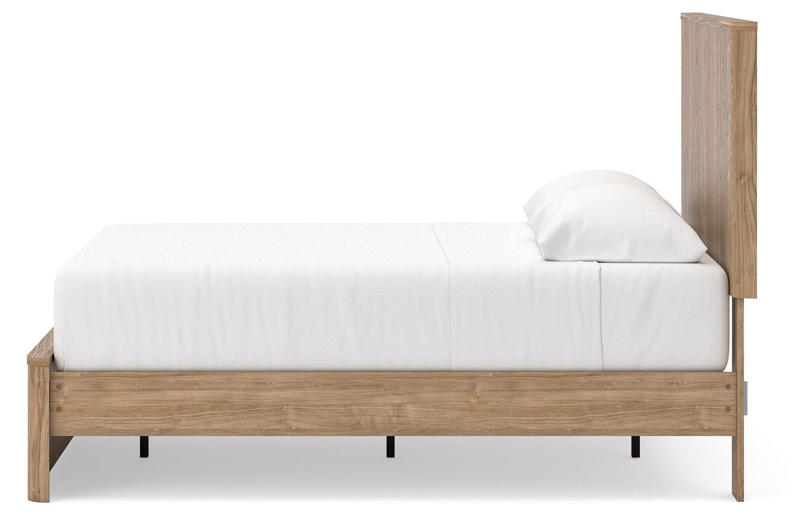 Dovander Full Panel Platform Bed — Warm Natural Brown — view 7
