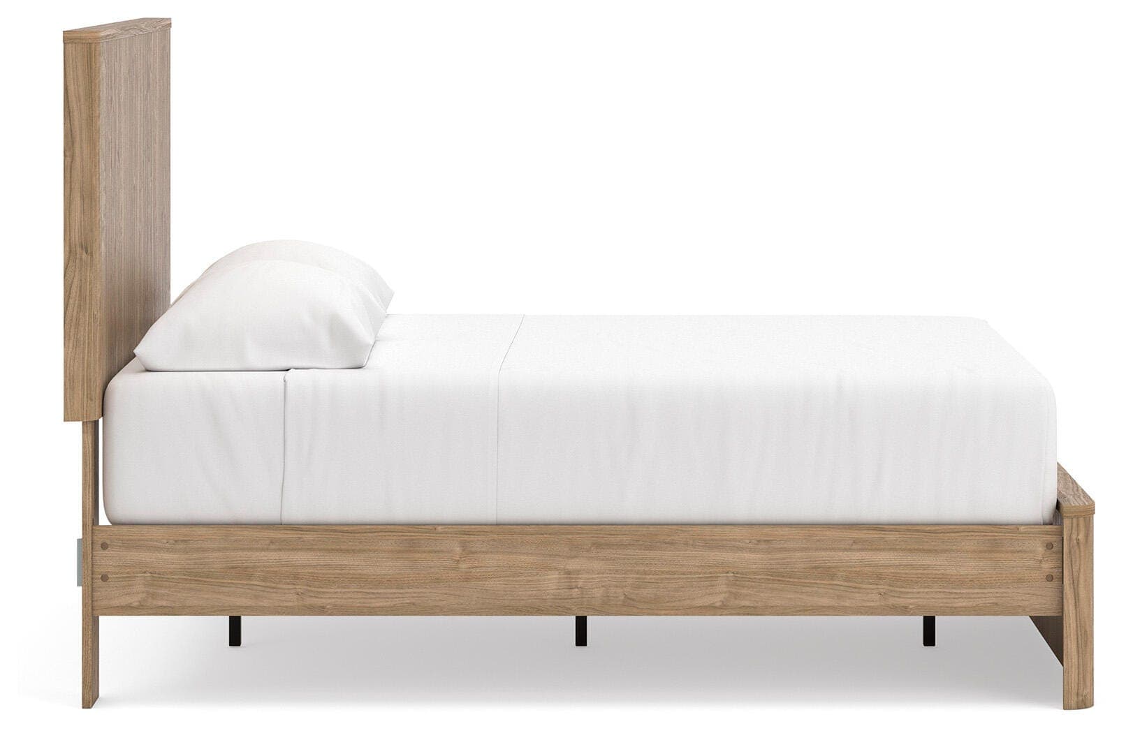 Dovander Full Panel Platform Bed — Warm Natural Brown — view 8