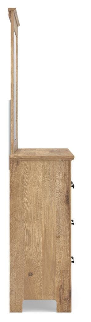 Fenderport Dresser and Mirror — Tan — view 6