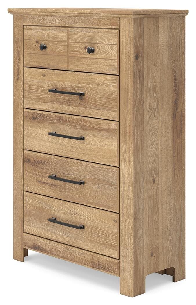 Fenderport Chest of Drawers — Brown/Beige — view 5