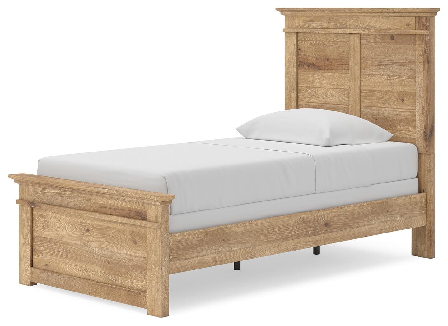 Fenderport Twin Panel Bed — Tan — view 4