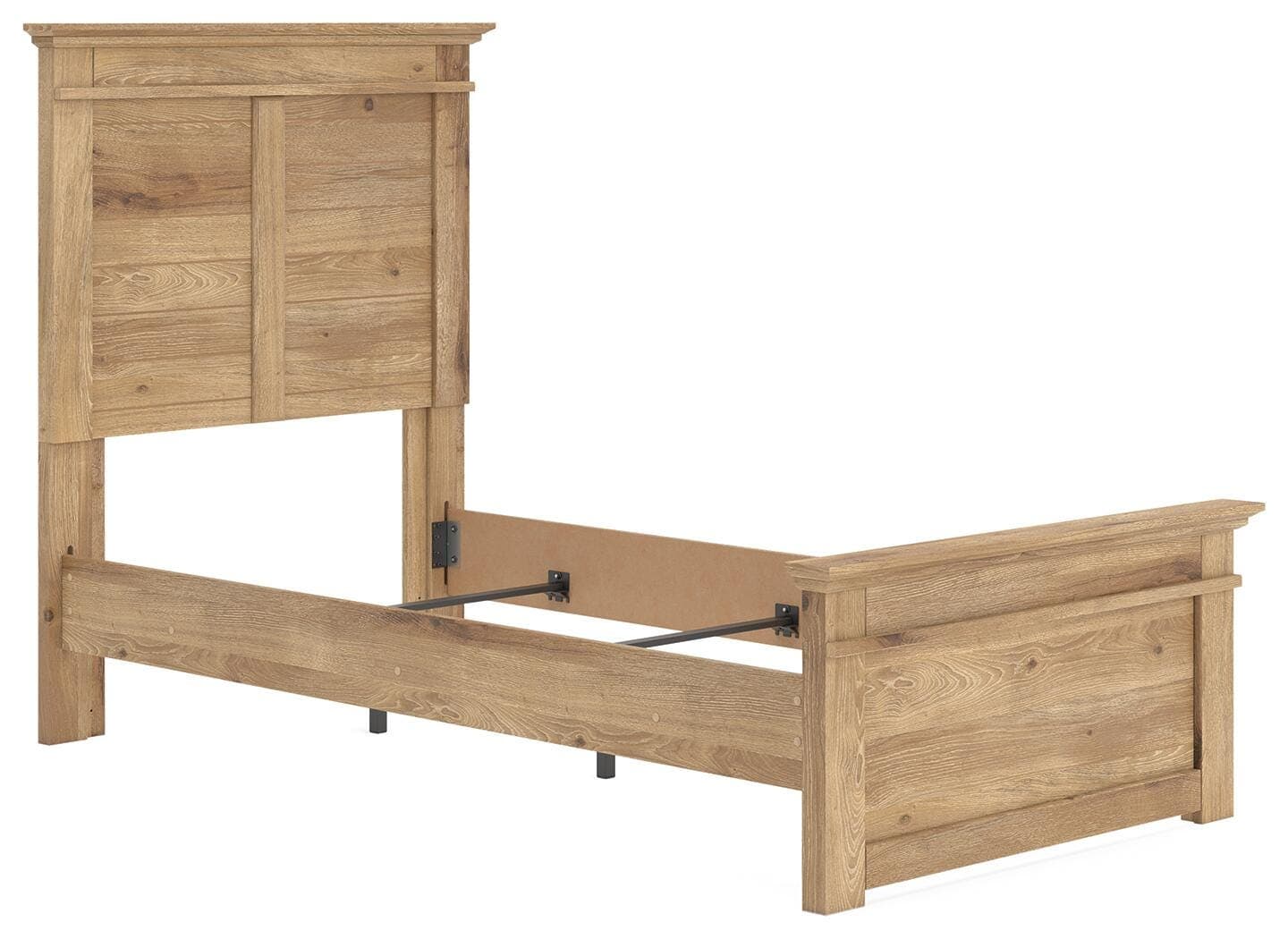 Fenderport Twin Panel Bed — Tan — view 3