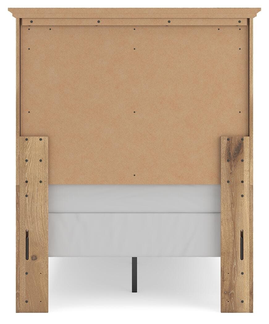 Fenderport Twin Panel Bed — Tan — view 6