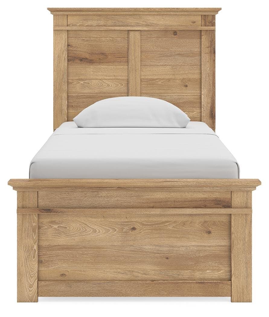Fenderport Twin Panel Bed — Tan — view 5