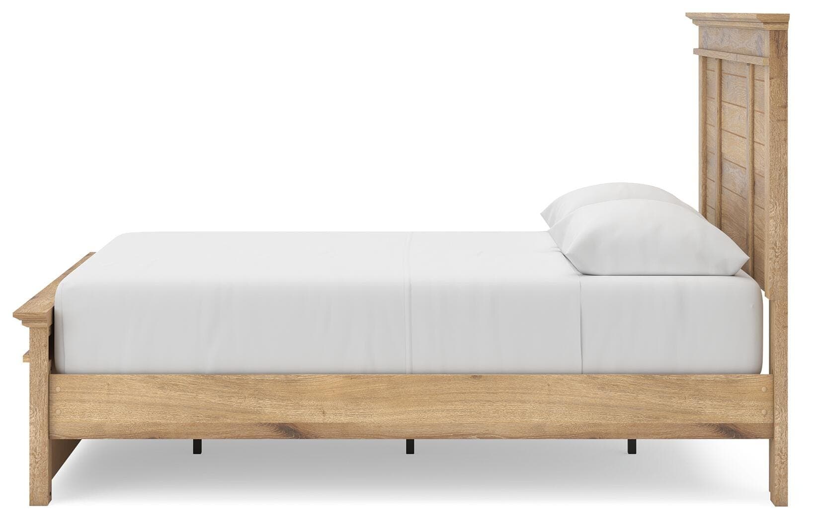 Fenderport Queen Panel Storage Bed — Tan — view 8