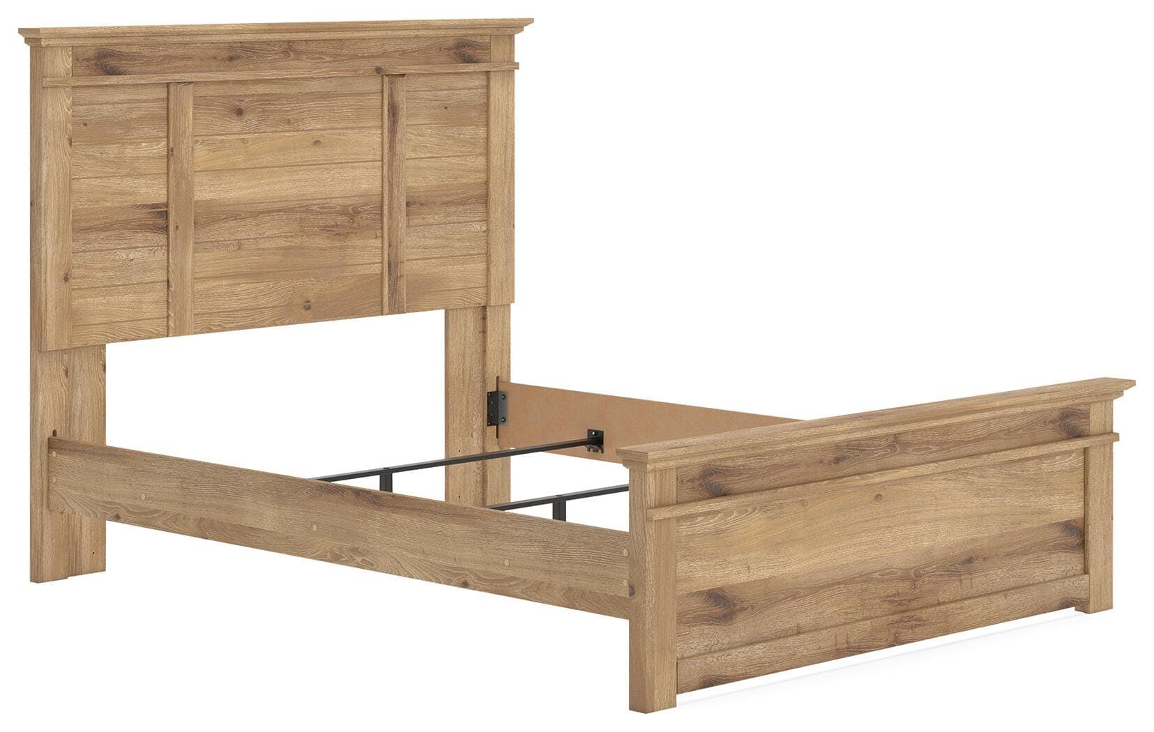 Fenderport Queen Panel Bed — Tan — view 3