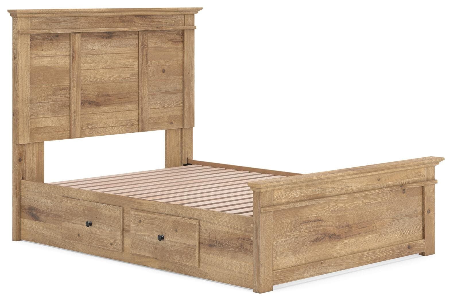 Fenderport Full Panel Storage Bed — Tan — view 4