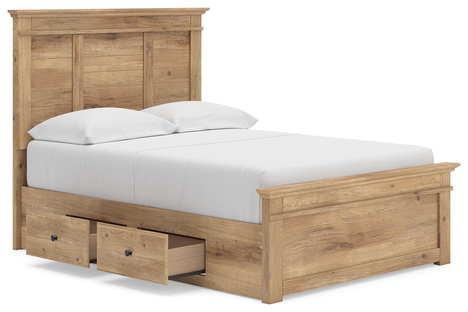 Fenderport Full Panel Storage Bed — Tan — view 5