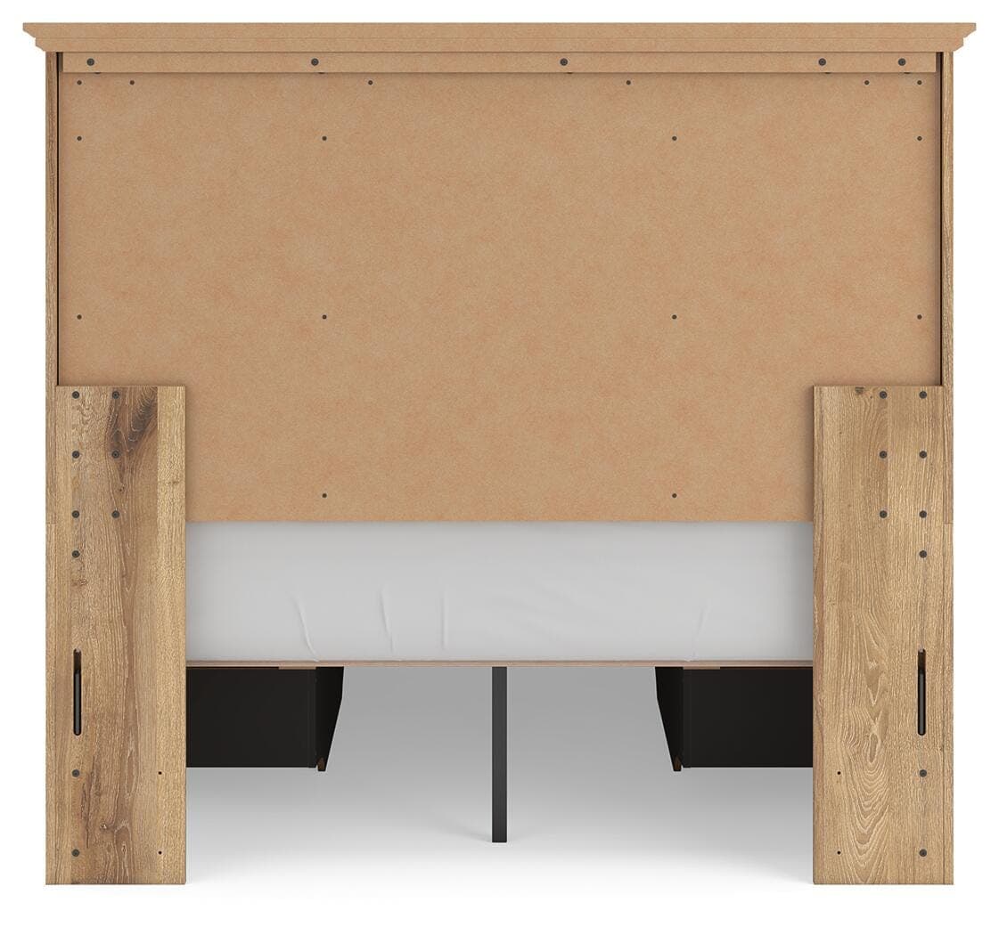 Fenderport Full Panel Storage Bed — Tan — view 7