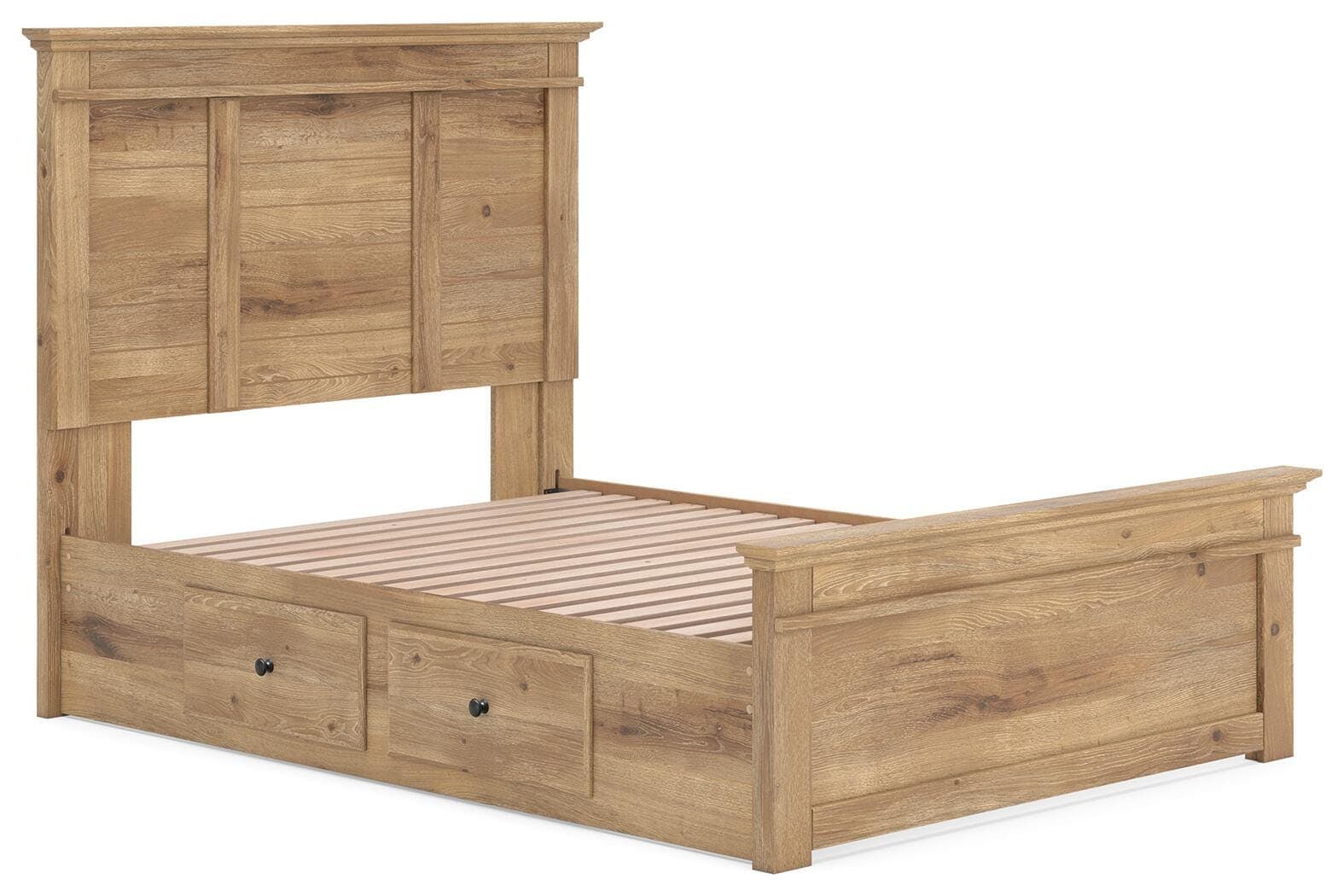 Fenderport Full Panel Storage Bed — Tan — view 3