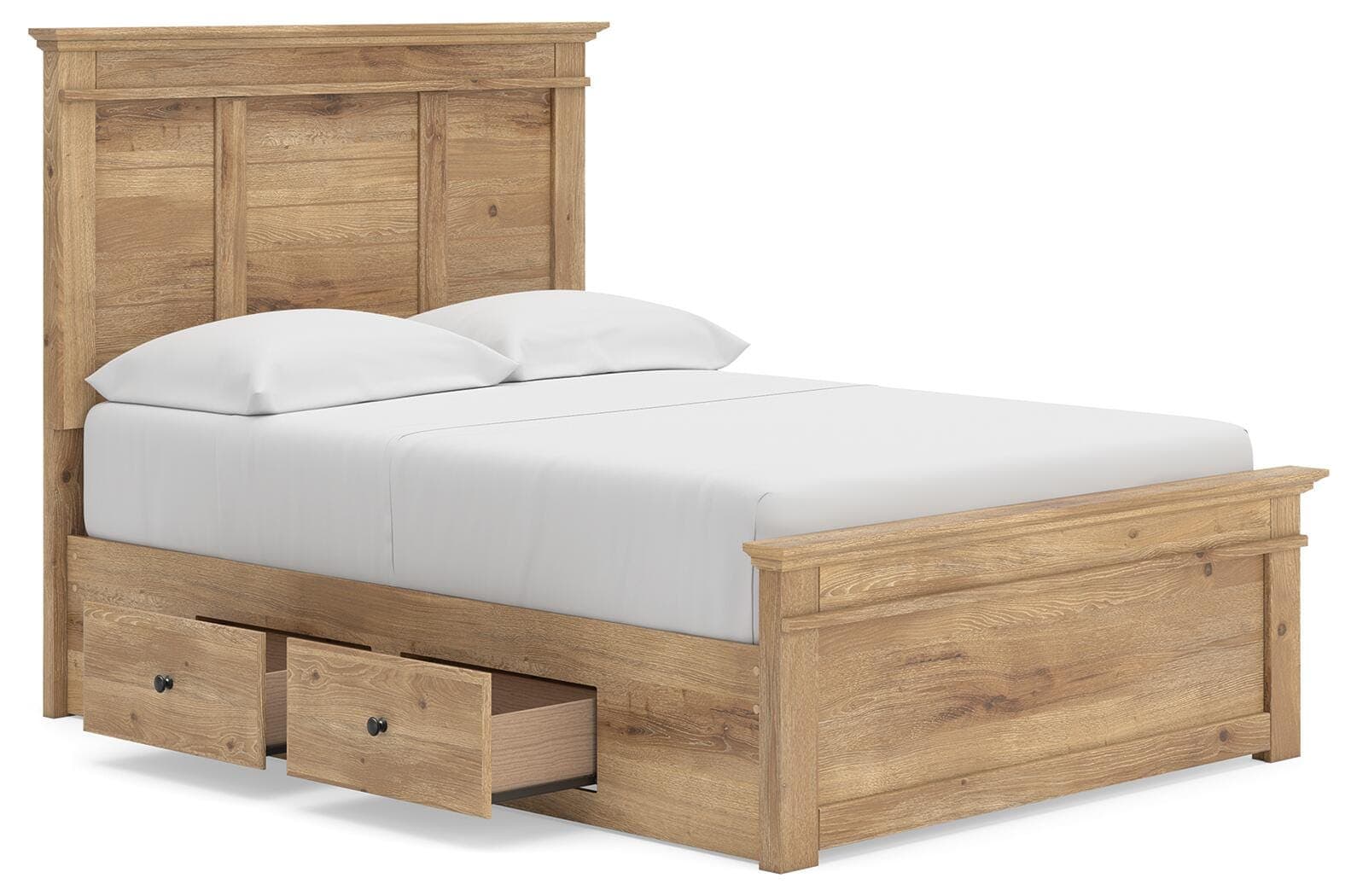 Fenderport Full Panel Storage Bed — Tan — view 5