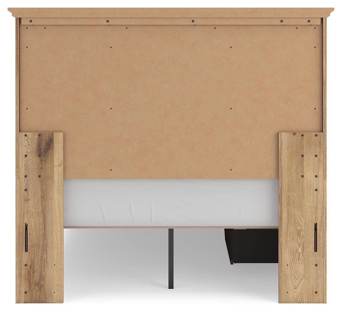 Fenderport Full Panel Storage Bed — Tan — view 7