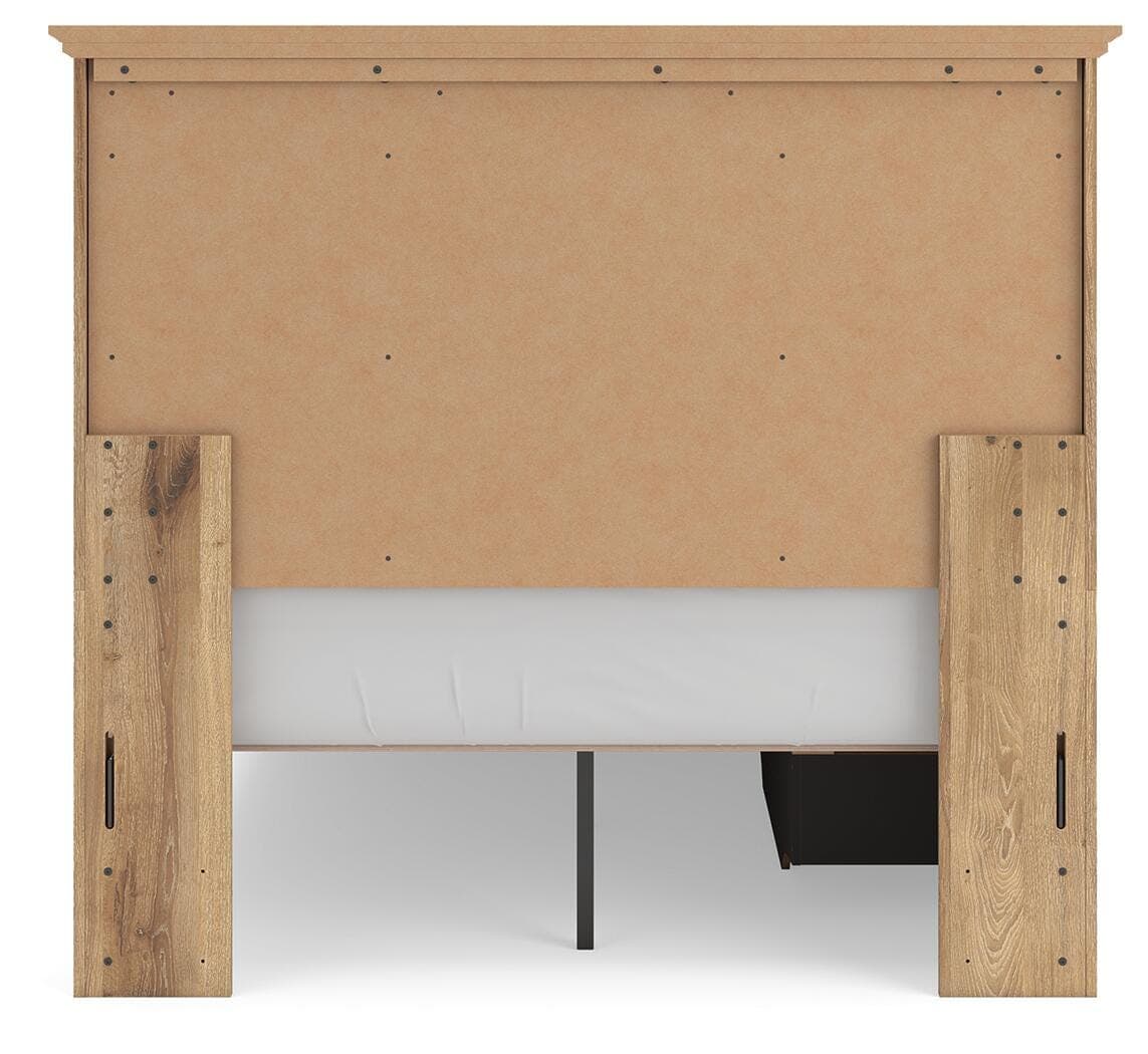 Fenderport Full Panel Storage Bed — Tan — view 7