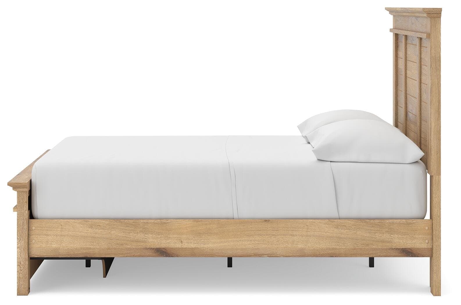Fenderport Full Panel Storage Bed — Tan — view 8