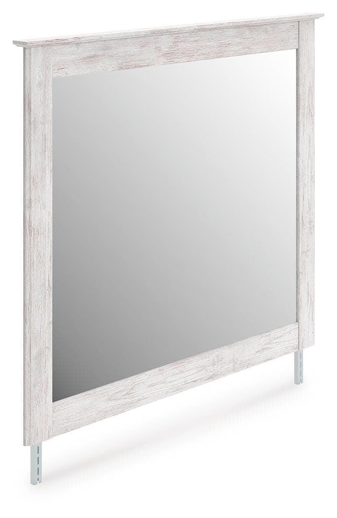 Fenderport Bedroom Mirror — White — view 2