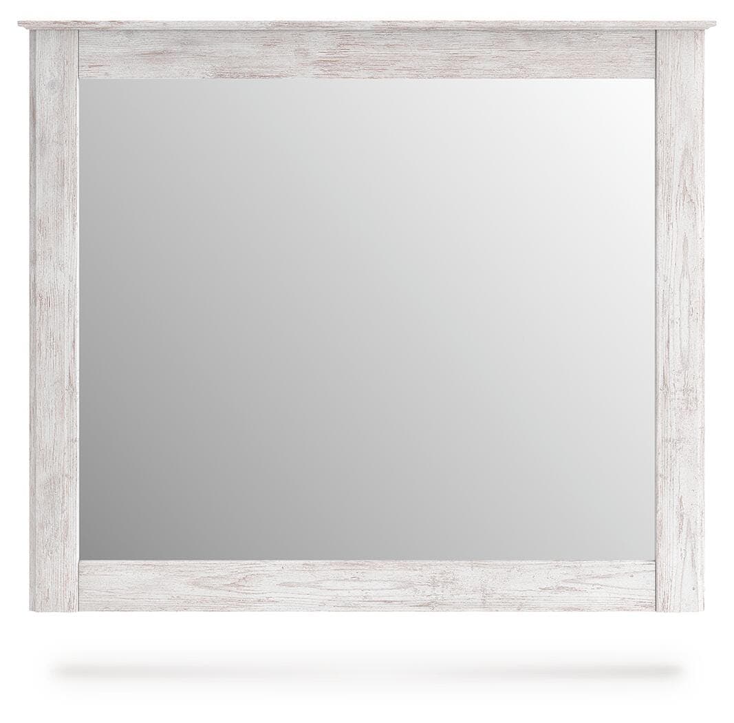 Fenderport Bedroom Mirror — White — view 3