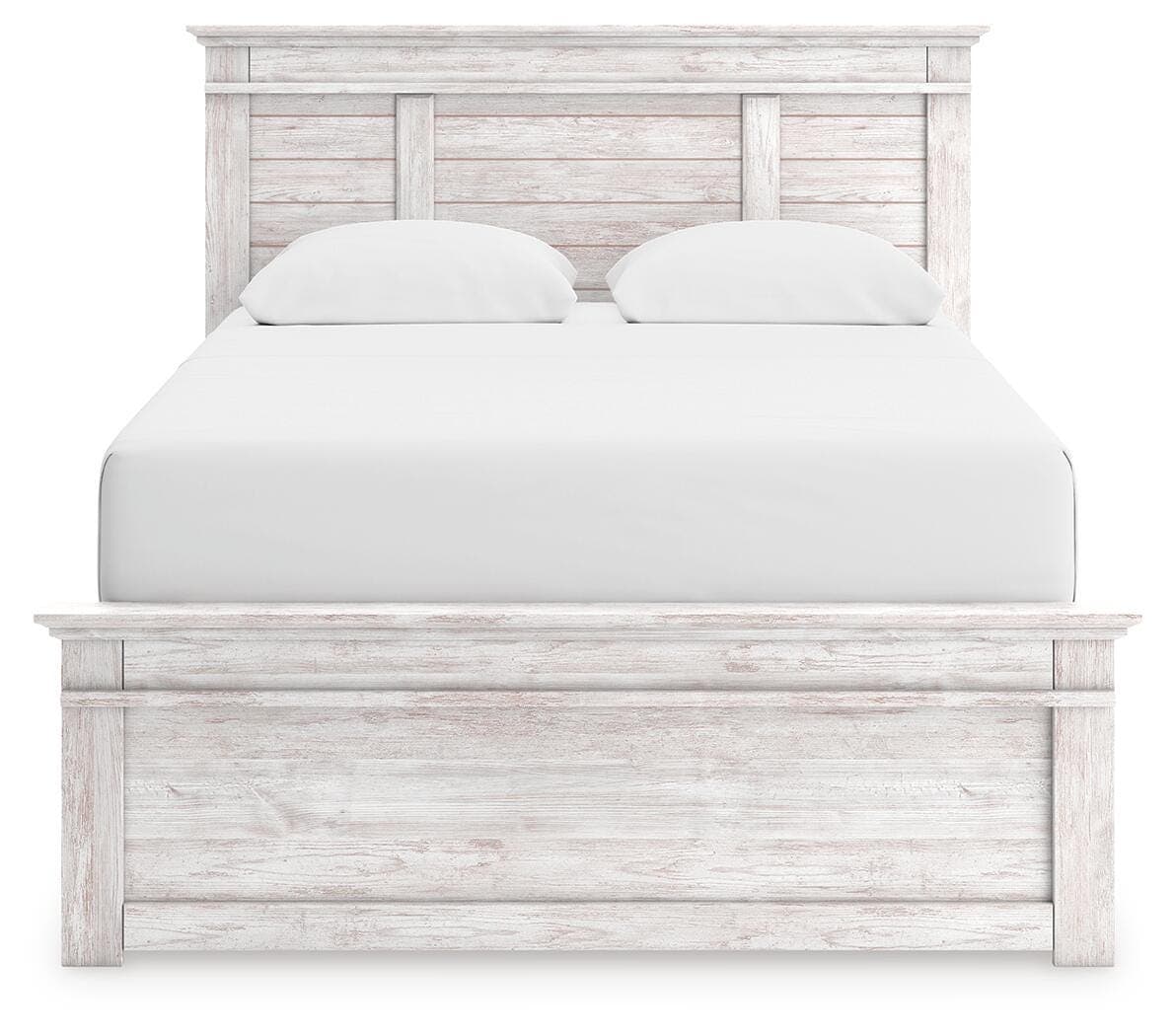 Fenderport Queen Panel Bed — Whitewash — view 5
