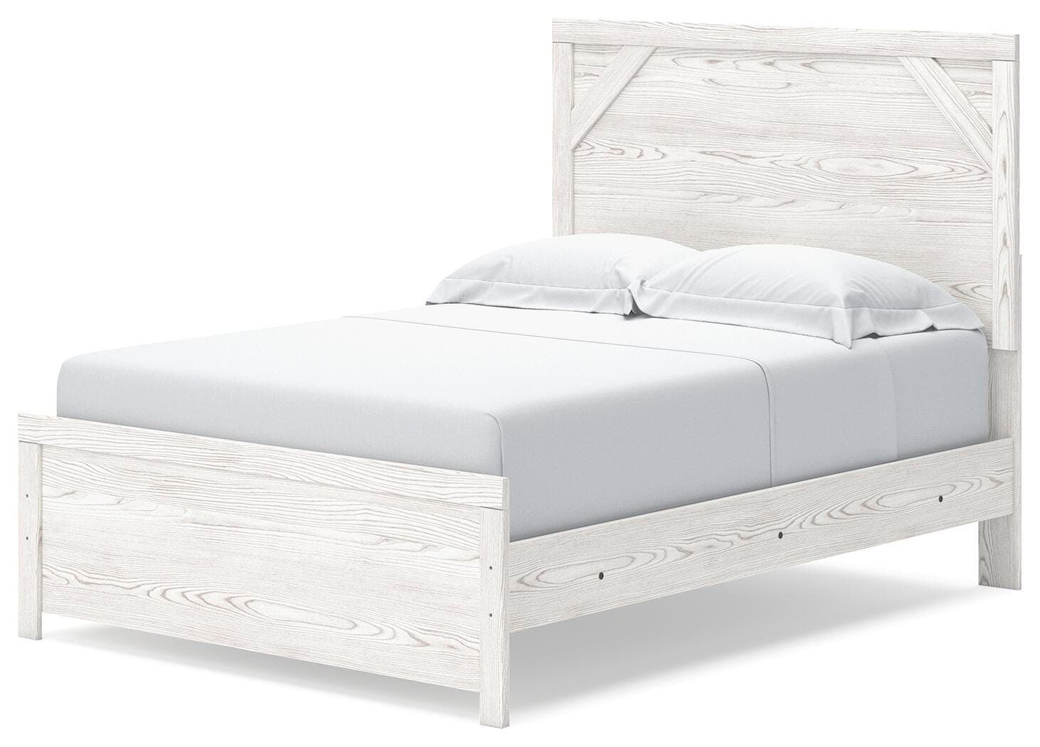 Gerridan Full Panel Bed — Black/Gray & White — view 7