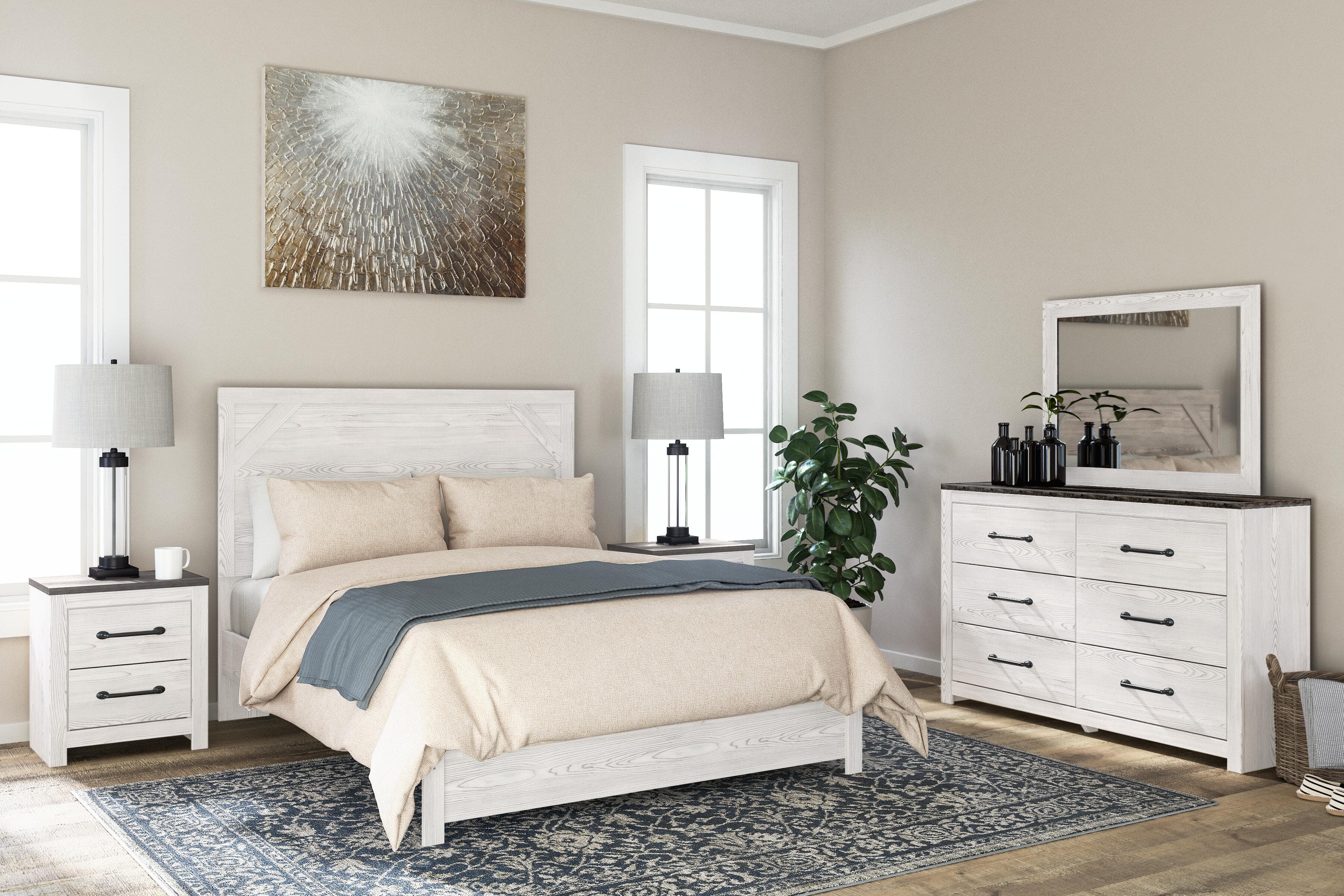 Gerridan Nightstand — White — view 2