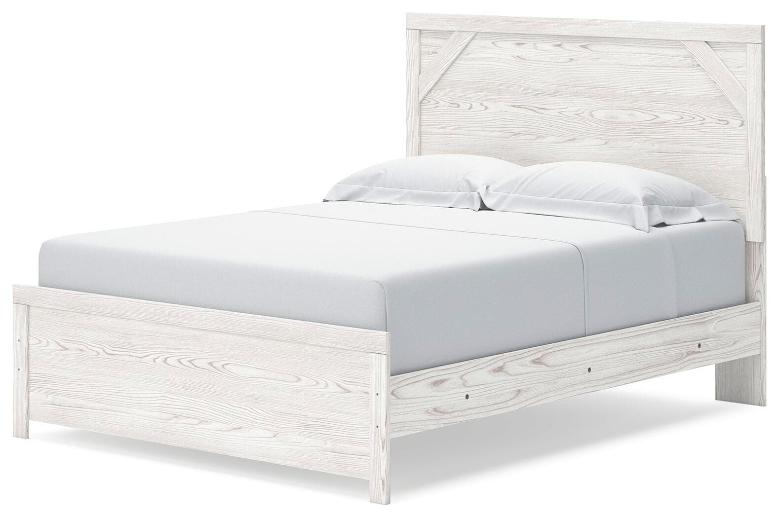 Gerridan Queen Panel Bed — Black/Gray & White — view 7