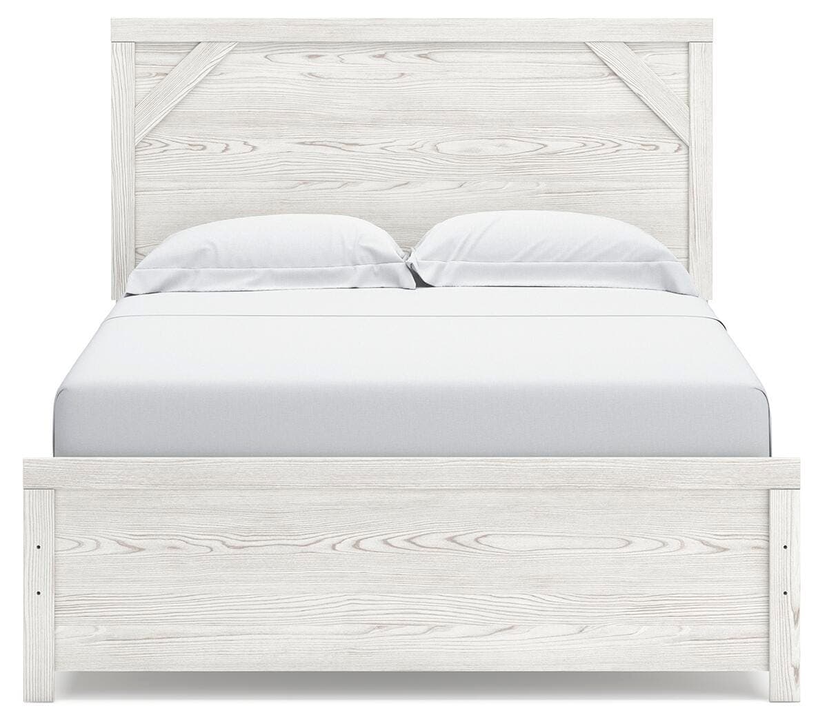 Gerridan Queen Panel Bed — Black/Gray & White — view 3