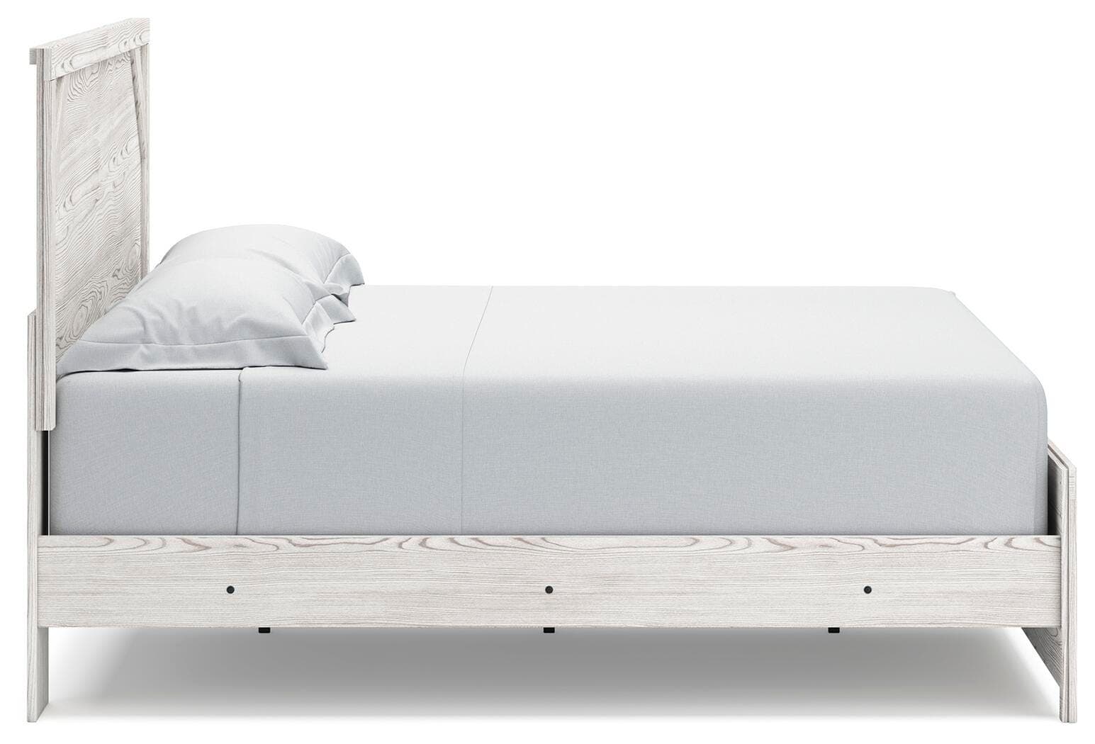Gerridan King Panel Bed — Black/Gray & White — view 5