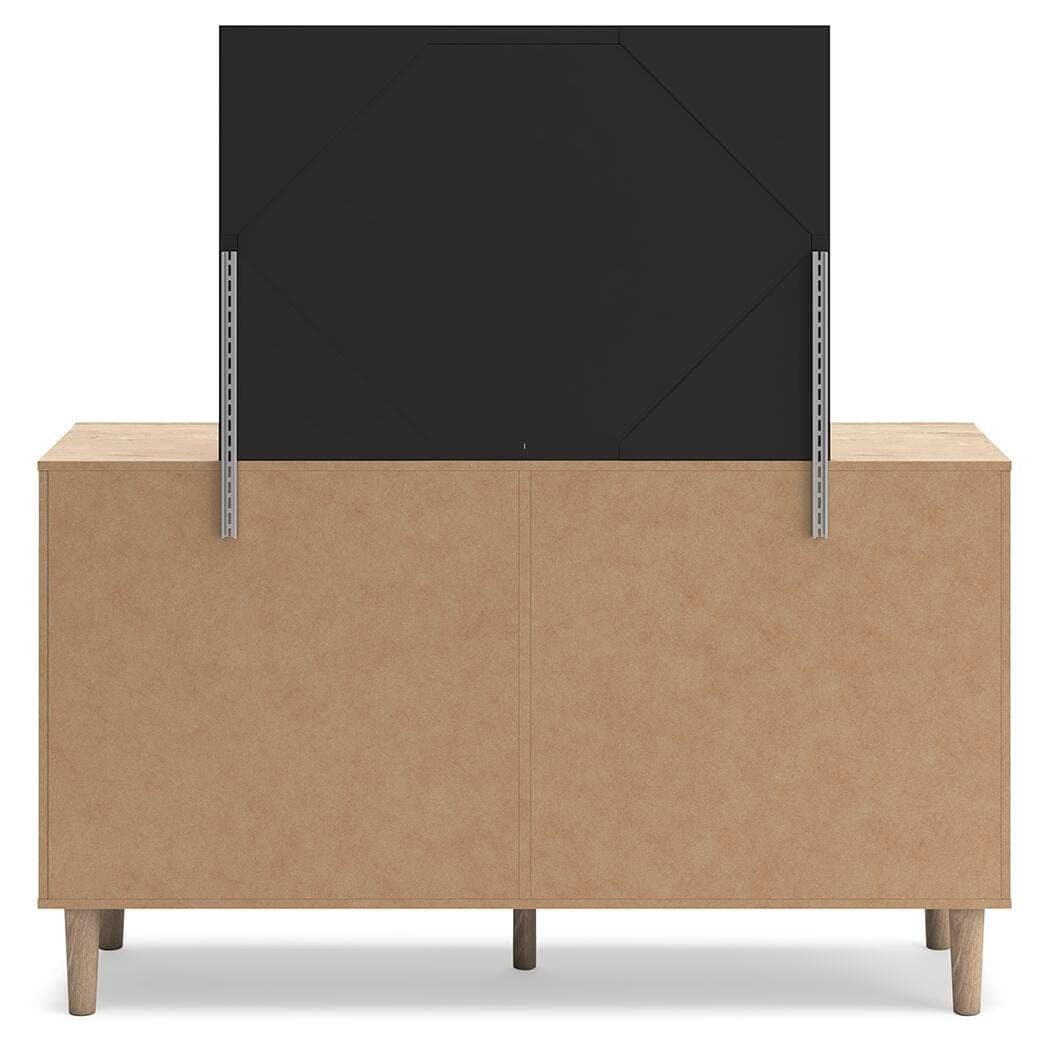 Cielden Dresser and Mirror — Brown/Beige — view 6