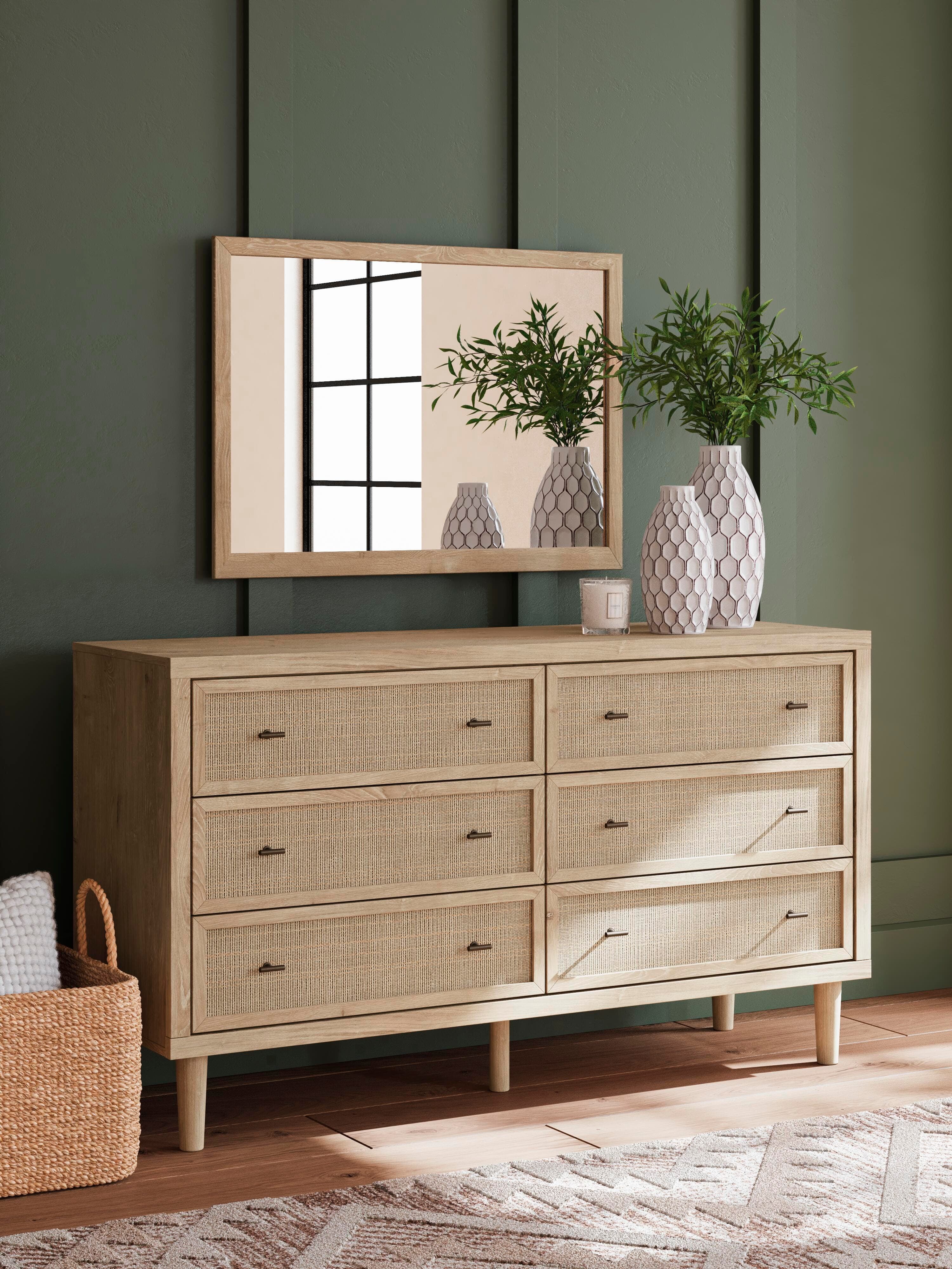 Cielden Dresser and Mirror — Brown/Beige — view 2