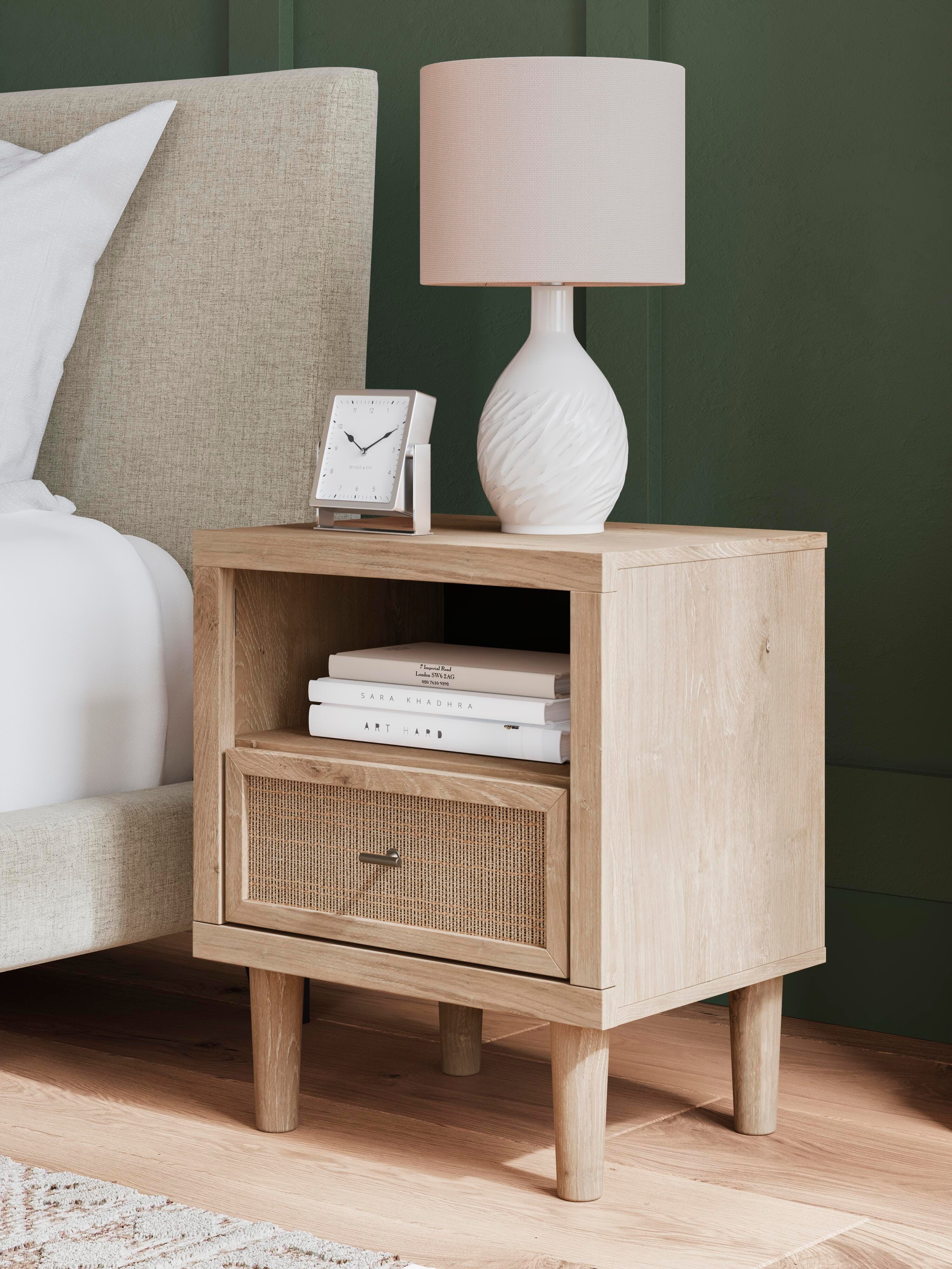 Cielden Nightstand — Brown/Beige — view 2