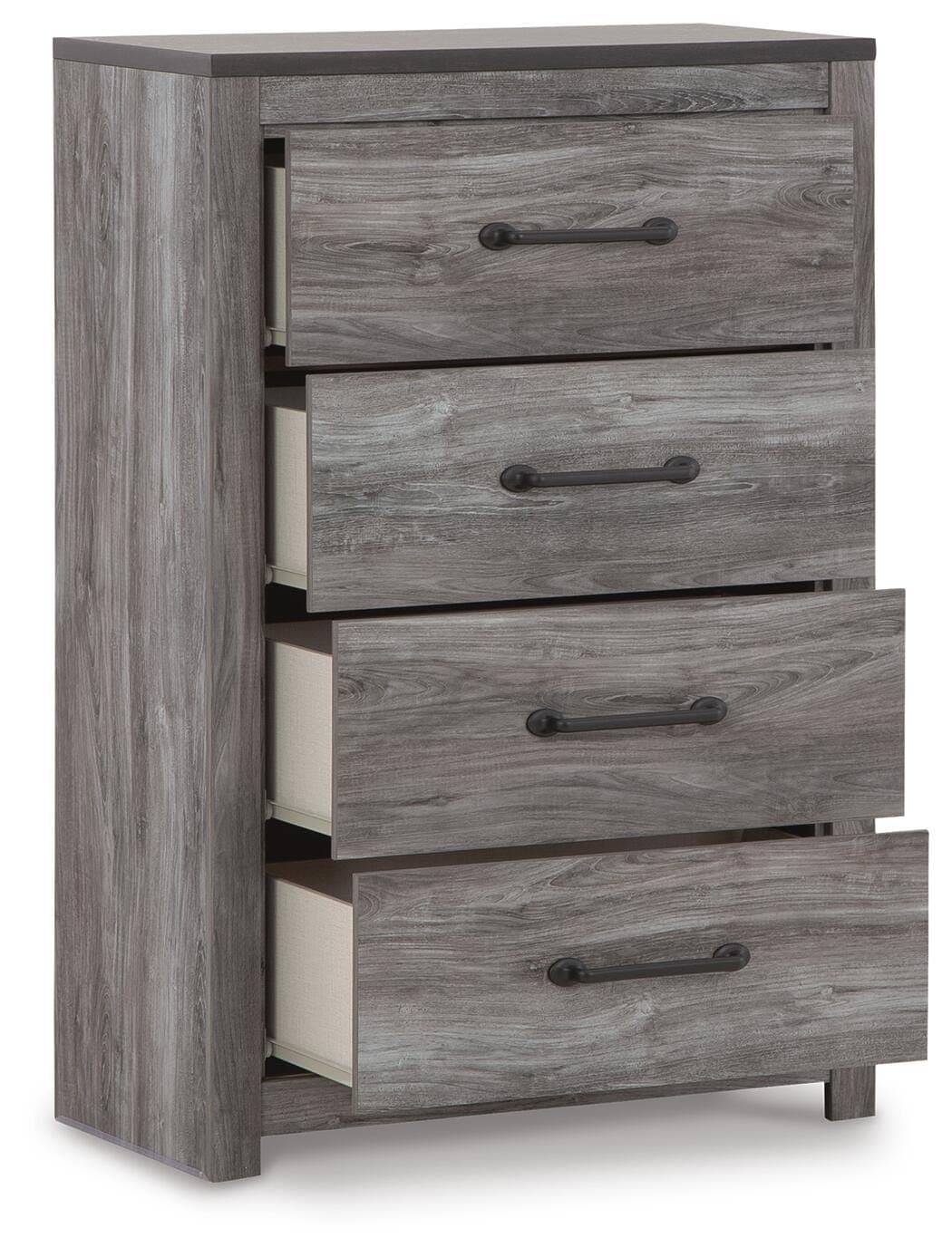 Bronyan Chest of Drawers — Black/Gray — view 3