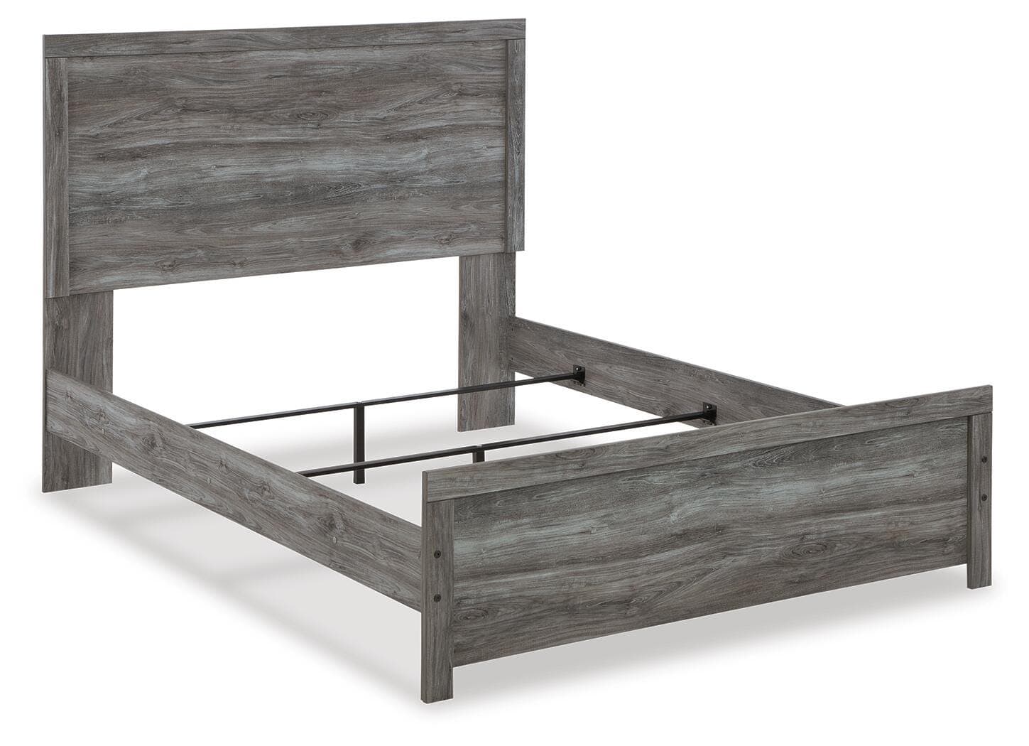 Bronyan Queen Panel Bed — Black/Gray — view 3