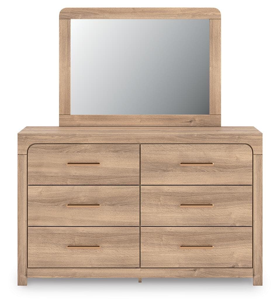 Hollymount Dresser and Mirror — Tan — view 3
