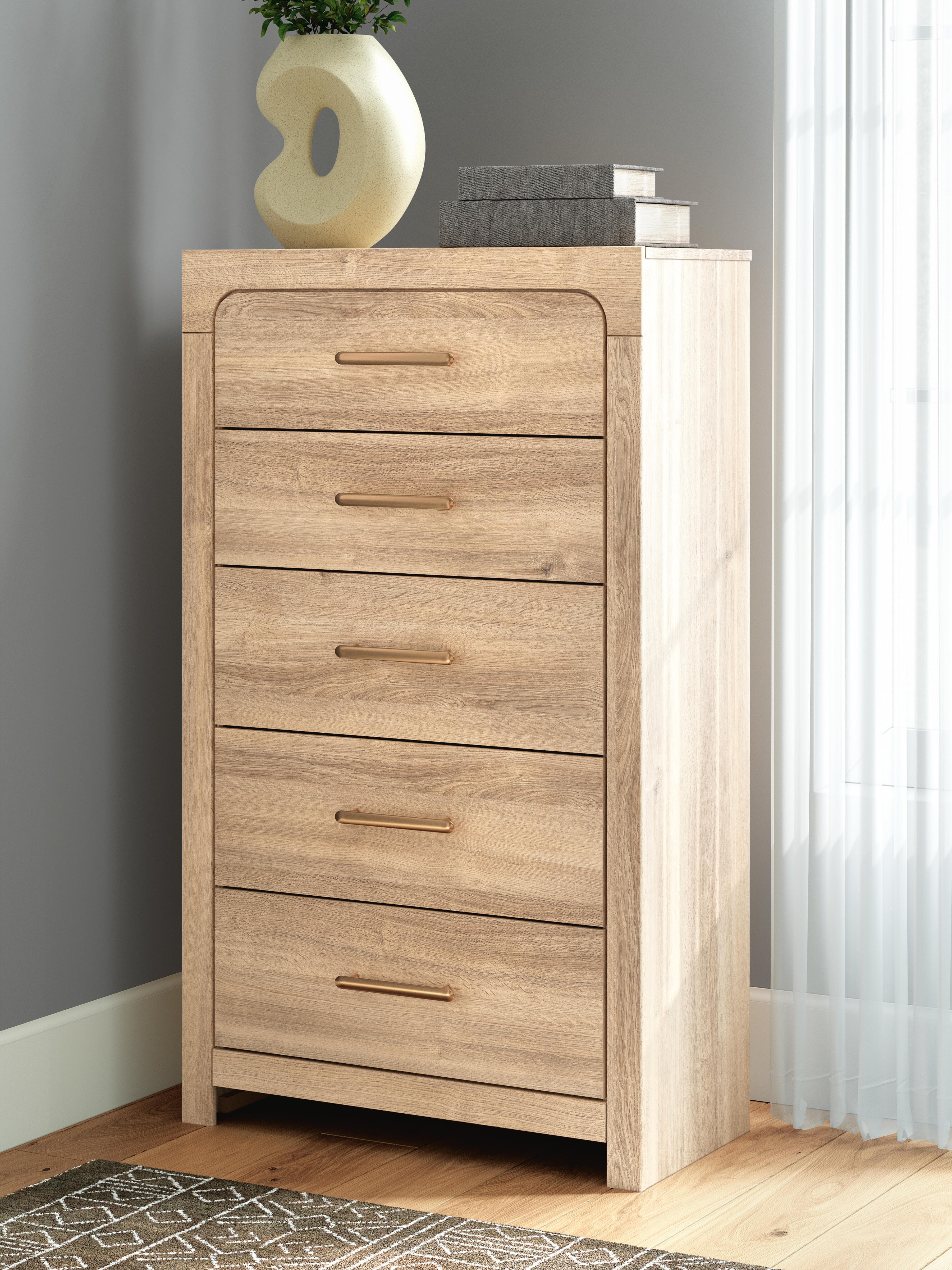 Hollymount Chest of Drawers — Brown/Beige — view 2