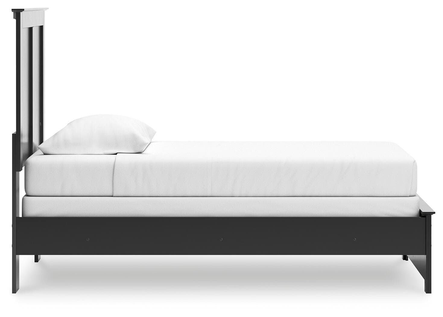Maribel Twin Panel Bed — Black/Gray — view 8