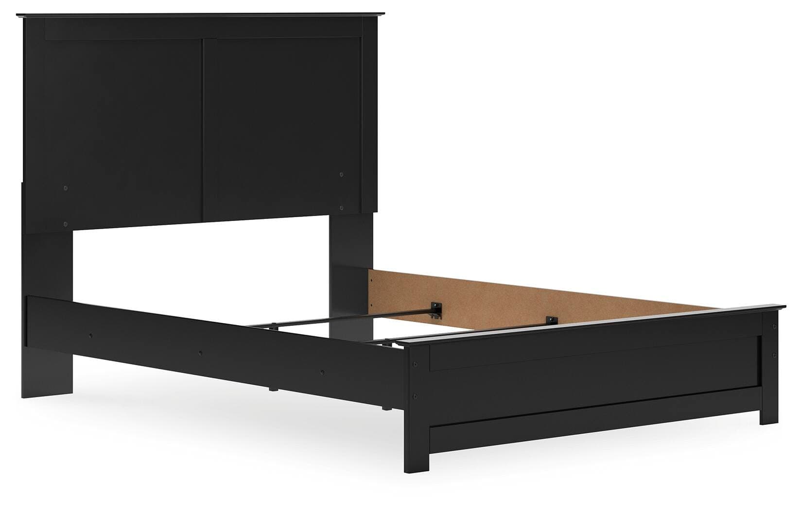 Maribel Queen Panel Bed — Black/Gray — view 3
