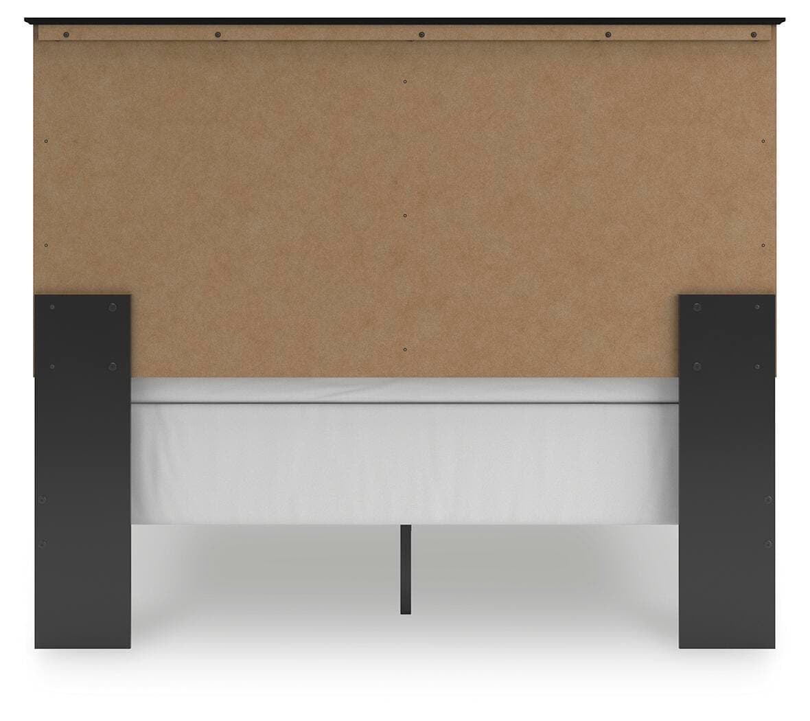 Maribel Queen Panel Bed — Black/Gray — view 6