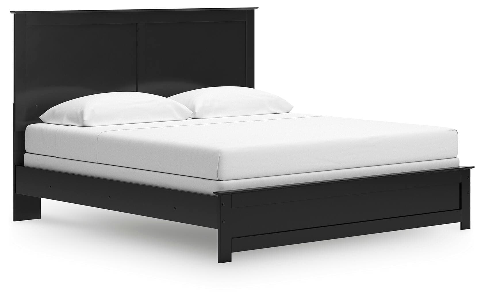 Maribel King Panel Bed — Black/Gray — view 2
