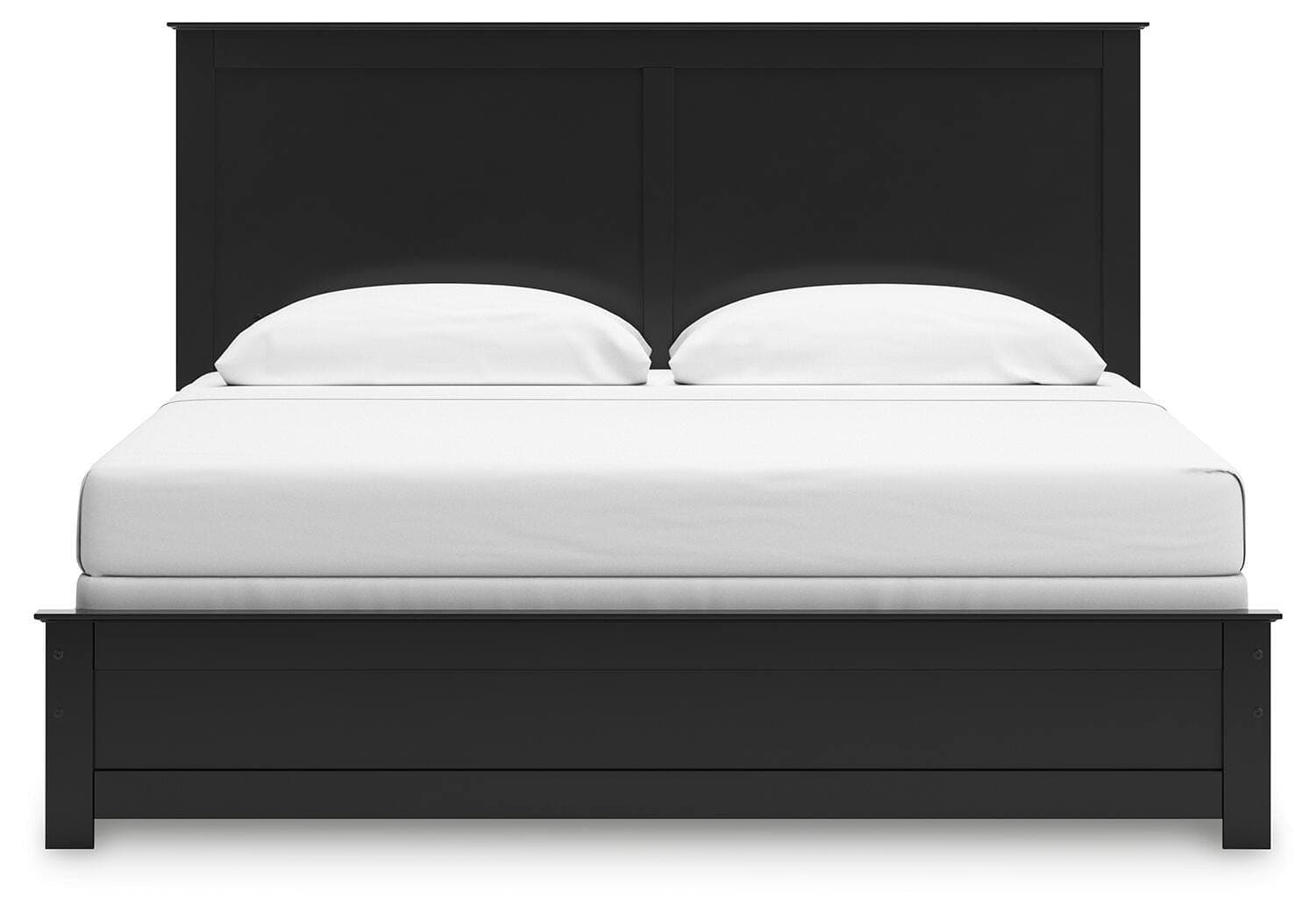 Maribel King Panel Bed — Black/Gray — view 5