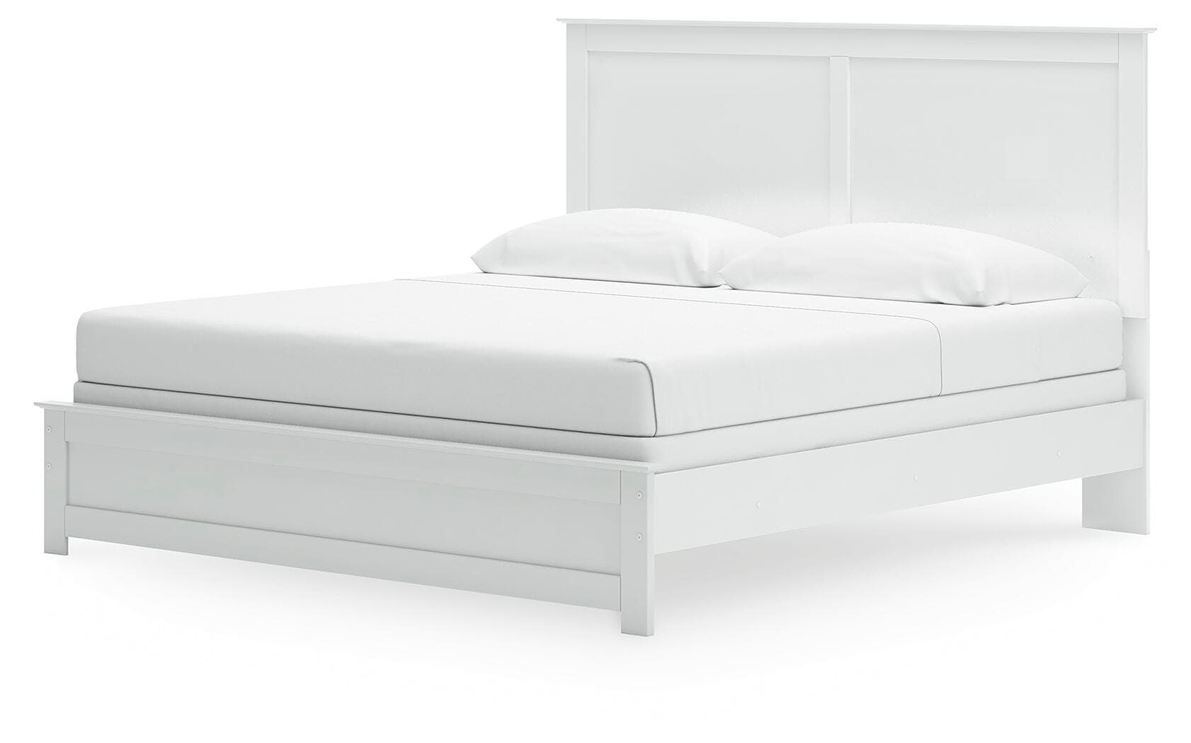 Bostwick Shoals King Panel Bed — White — view 3