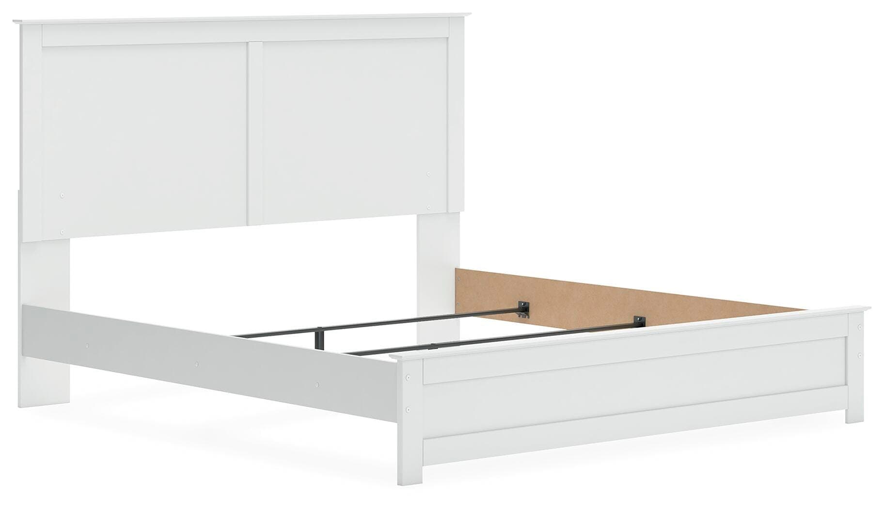Bostwick Shoals King Panel Bed — White — view 4