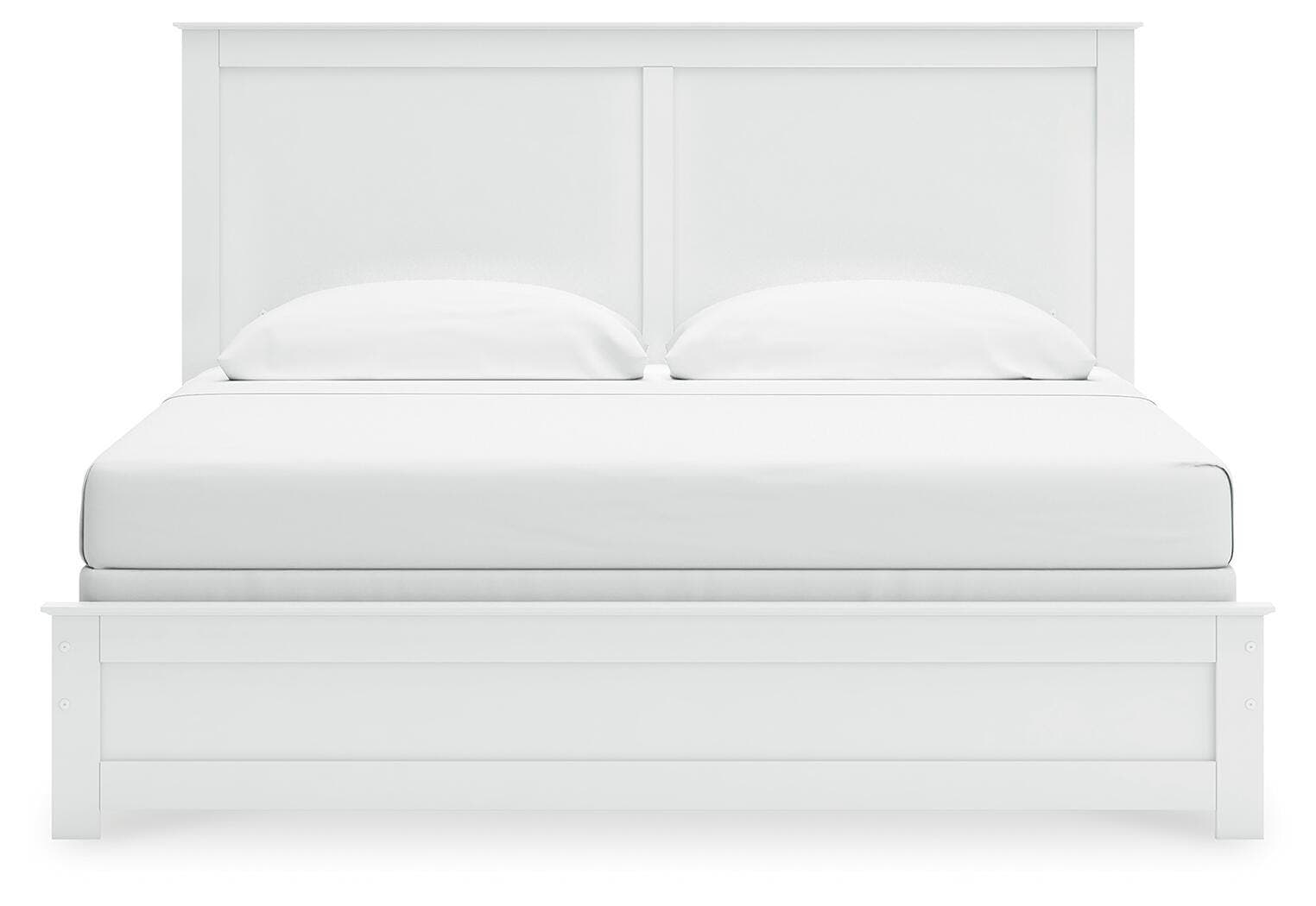 Bostwick Shoals King Panel Bed — White — view 6