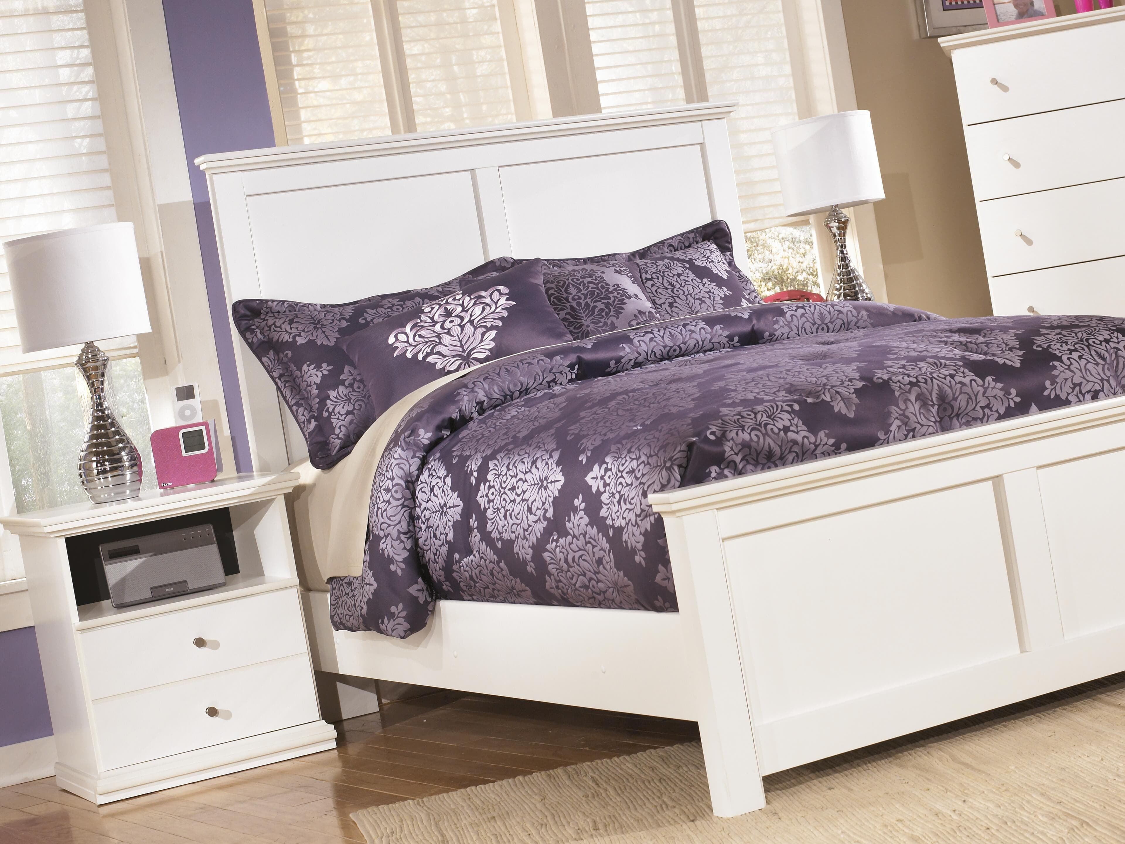 Bostwick Shoals Nightstand — White — view 3