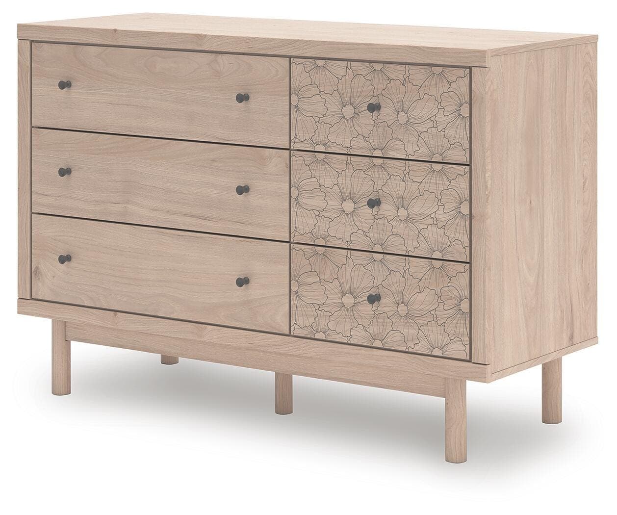 Shapella Dresser — Brown/Beige — view 3