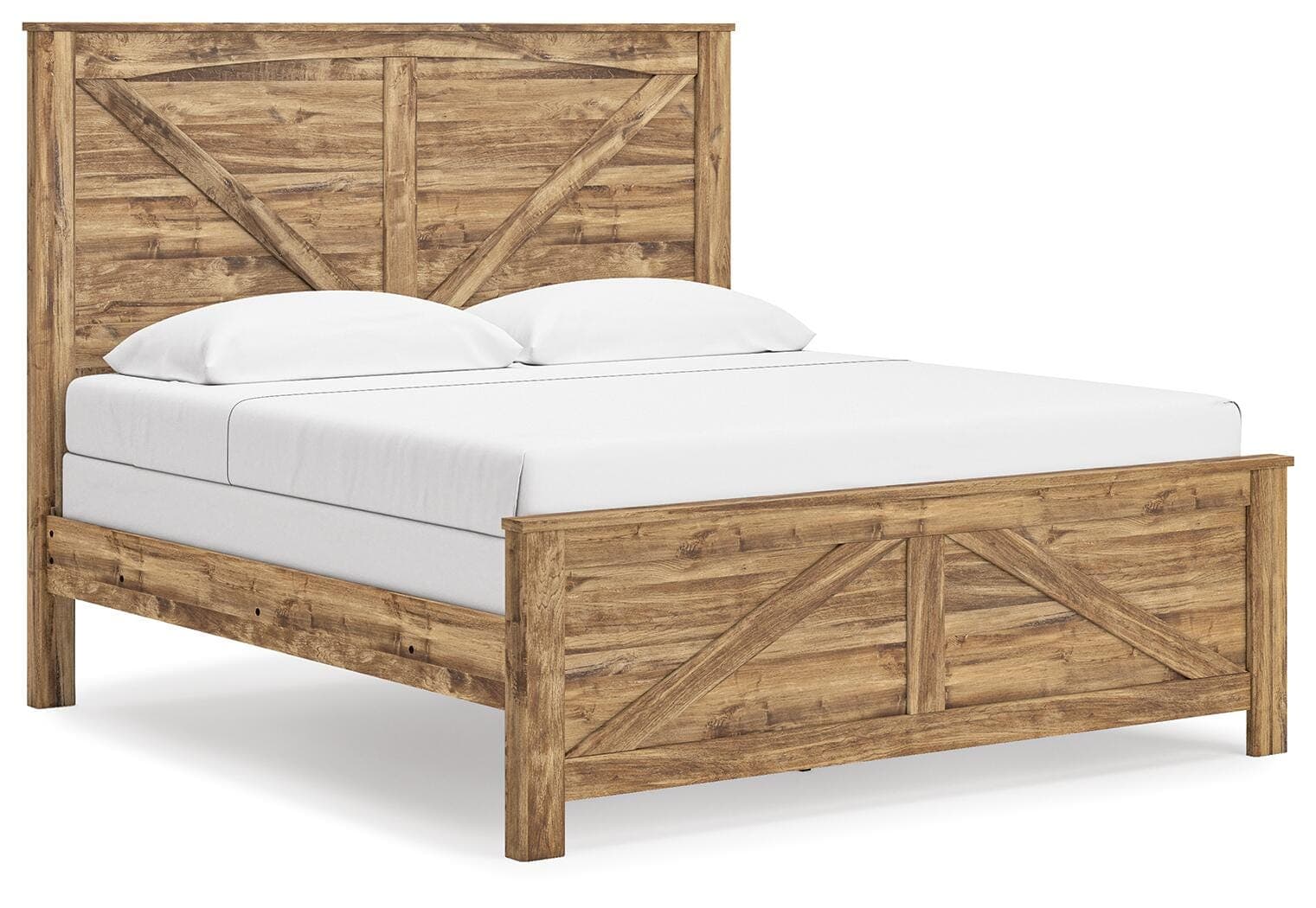 Branstony King Crossbuck Panel Bed
