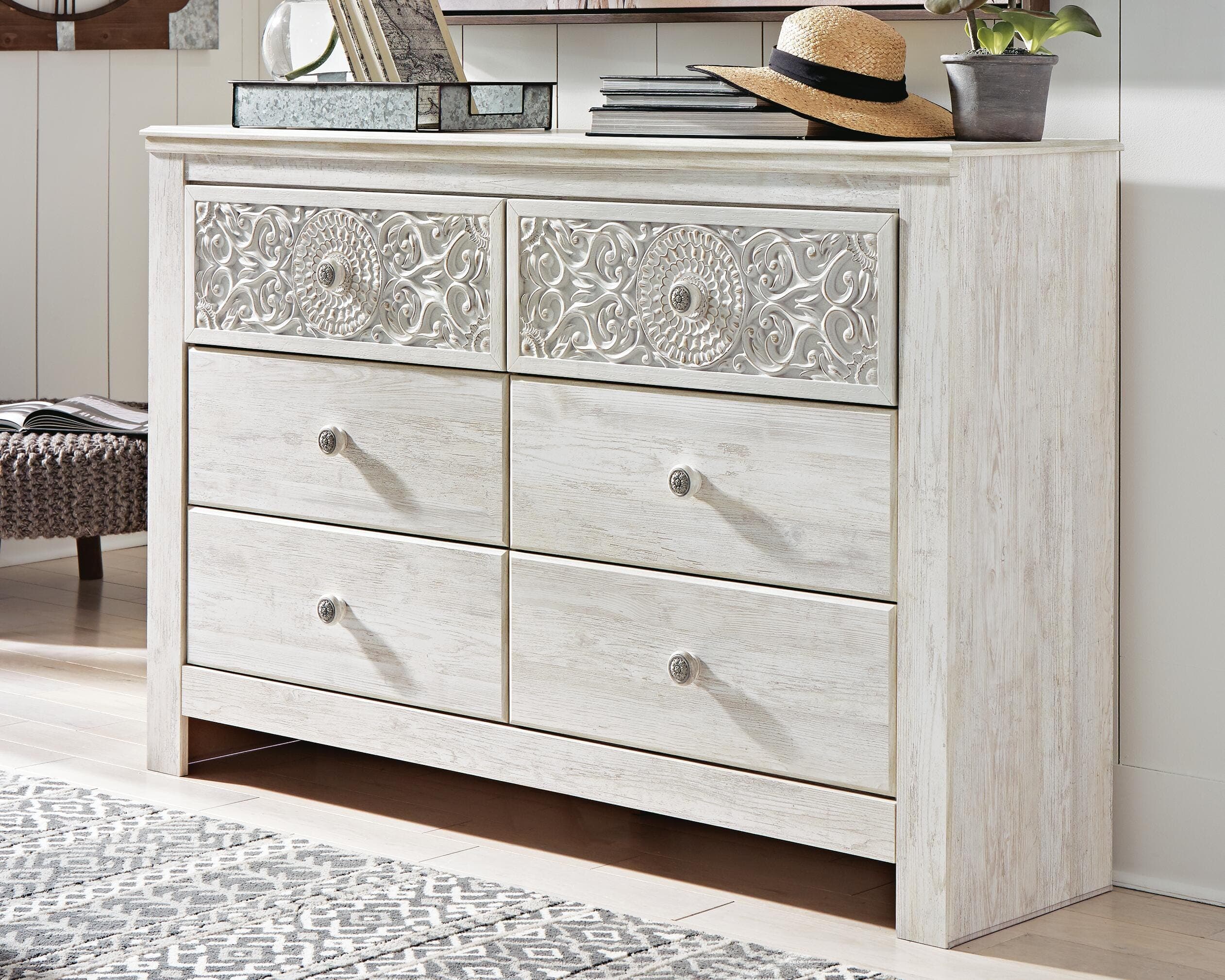Paxberry Dresser — White — view 2