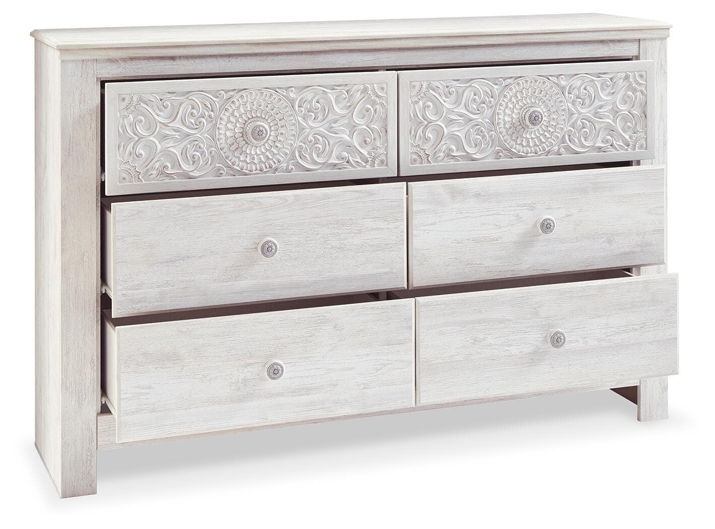 Paxberry Dresser — White — view 4