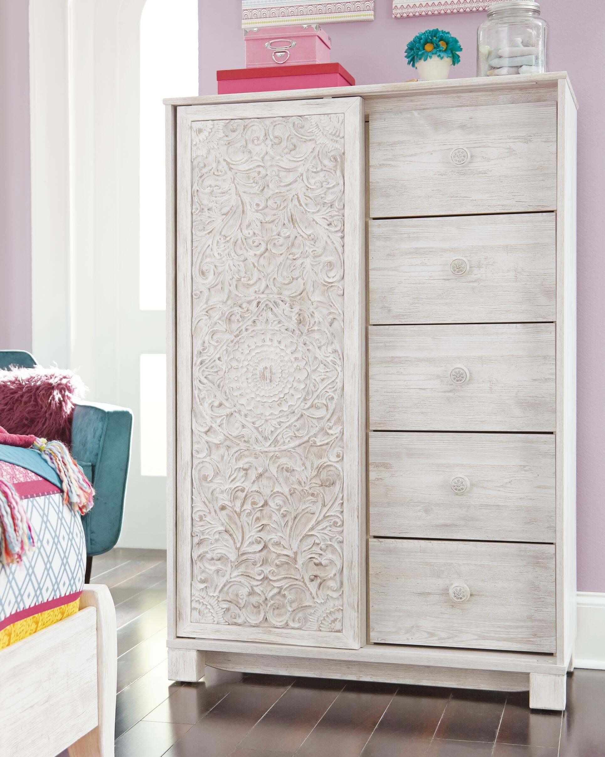 Paxberry Dressing Chest — White — view 5